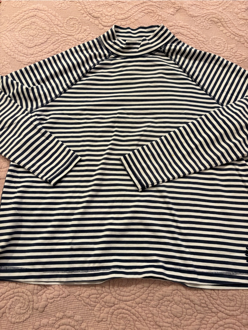 FP Movement by Free People Navy and White Striped Restoration Tee - Picture 5 of 8